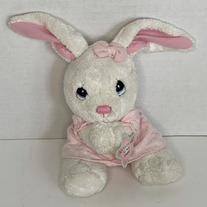 Vintage Precious Moments Stuffed Prayer Bunny - Squeeze To Hear Prayer- Tested
